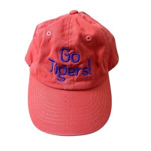 Newhattan Go Tigers Hat Kids Red Embroidered Baseball Cap SIZE OS